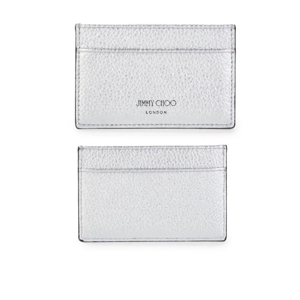 JIMMY CHOO  Leather Aarna Leather Card Holder